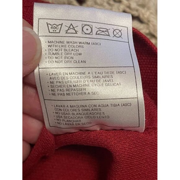 Nike Team Oklahoma Sooners Red & White V-Neck Jersey Medium - Picture 12 of 16